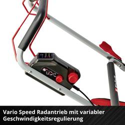 Einhell Professional Power X-Change GP-CM 36/52 S Li BL (4x5,2Ah) akumulátor Akumulátorová sekačka vč. 2. Nabíječka Twincharger, Vč. 4 akumulátorů 18 V šířka