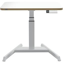 Leitz psací stůl pro práci vsedě i ve stoje bílá 65340001 Barva stolní desky: bílá elektricky výškově nastavitelné, výškově nastavitelné max. výška: 1.3 cm