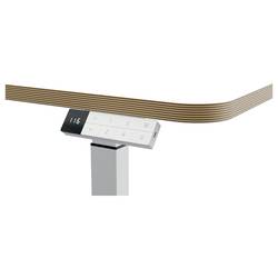 Leitz psací stůl pro práci vsedě i ve stoje bílá 65340001 Barva stolní desky: bílá elektricky výškově nastavitelné, výškově nastavitelné max. výška: 1300 mm