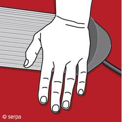 Serpa kabelový můstek 5.01021.5002 TPE modrá Kanálů: 5 1500 mm Množství: 1 ks