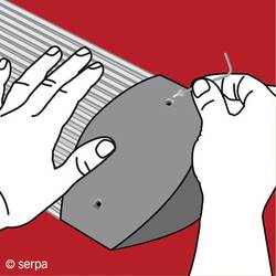 Serpa kabelový můstek 5.01021.5002 TPE modrá Kanálů: 5 1500 mm Množství: 1 ks