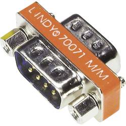 LINDY sériový adaptér [1x RS232 zástrčka - 1x RS232 zástrčka ] vícebarevná