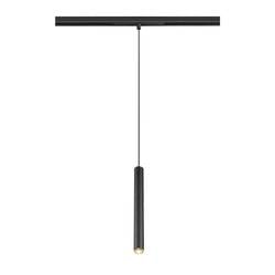 SLV GRIP! S LED závěsný lustr 9.8 W LED černá
