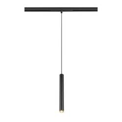 SLV GRIP! S LED závěsný lustr 9.8 W LED černá