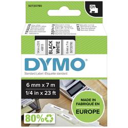 páska do štítkovače DYMO D1 43613 polyester Barva pásky: bílá Barva písma:černá 6 mm 7 m