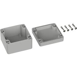 TRU COMPONENTS TC-9065444 Venkovní kryt 82 x 80 x 55 polykarbonát šedobílá (RAL 7035) 1 ks