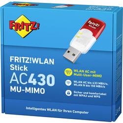 AVM FRITZ!WLAN Stick AC 430 MU-MIMO Wi-Fi adaptér USB 433 MBit/s
