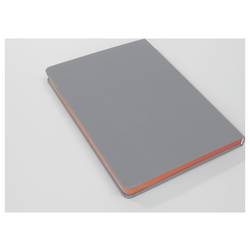 Sigel LS200 poznámková kniha Linescape Hardcover DIN A5 čtverečkovaný světle šedá, neonově oranžová Počet listů: 88 listů