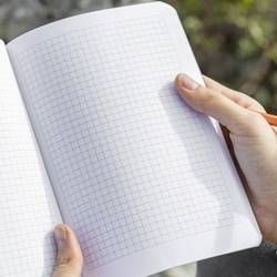 Sigel RU200 poznámková kniha Re-Up Softcover DIN A5 čtverečkovaný bílé vápno Počet listů: 50 listů