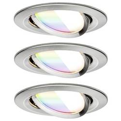 Paulmann 92434 LED stropní svítidlo, LED vestavné svítidlo, 6 W, železo (kartáčované)