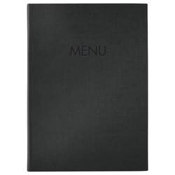 Sigel SM200 Pořadač na jídelní lístky DIN A4 10 ks Vč. úložného boxu černá