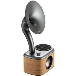 Sangean CP-100D Gramophone A500467 stolní rádio, DAB+, FM, AUX, Bluetooth, USB, dotykový displej, s akumulátorem, dřevo