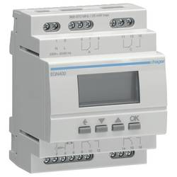 Hager časovač na DIN lištu, EGN400, digitální, 4 kanály