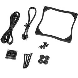 NoiseBlocker BlackSilent Pro PE-1 PC větrák s krytem černá (š x v x h) 92 x 92 x 25 mm