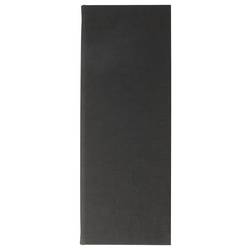 Sigel GM100 Nápojový lístek 1/2 DIN A4 1 ks včetně 2 dvojitých průhledných fólií pro 8 stran, Gumová vazba černá