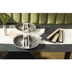 Sigel SM220 Pořadač na jídelní lístky DIN A4 1 ks včetně 2 dvojitých průhledných fólií pro 8 stran, Gumová vazba tmavě šedá , béžová