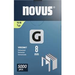 Novus Tools 042-0766 svorky z plochého drátu Typ 11 5000 ks Rozměry (d x š) 8 mm x 10.6 mm
