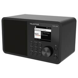Telestar TOP 200 Schwarz 5700200 internetové přenosné rádio, internetové, DAB+, FM, černá