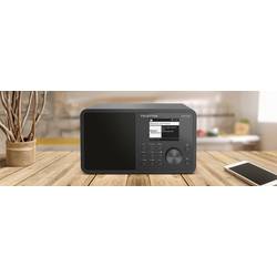 Telestar TOP 200 Schwarz 5700200 internetové přenosné rádio, internetové, DAB+, FM, černá