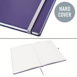 Leitz 44751069 poznámková kniha linkovaný titanově modrá Počet listů: 80 A4