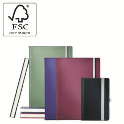 Leitz 44751069 poznámková kniha linkovaný titanově modrá Počet listů: 80 A4