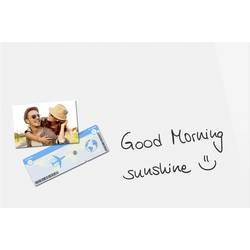 Sigel magnetický skleněný stůl B1200 bílá (š x v) 60 cm x 40 cm B1200