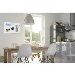 Sigel magnetický skleněný stůl B1200 bílá (š x v) 60 cm x 40 cm B1200