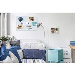 Sigel magnetický skleněný stůl B1200 bílá (š x v) 60 cm x 40 cm B1200