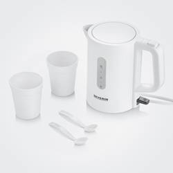 Severin WK 3462 rychlovarná konvice, bezšňůrová, ochrana proti přehřátí, bez BPA, bílá, WK 3462