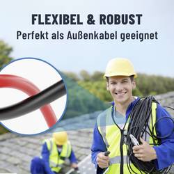 Absina 910002 ABSINA 2x 5 Meter Solarkabel 4mm2 - PV Kabel, Solarleitung, PV Leitung prodlužovací kabel 4 mm² Délka kabelu 5 m