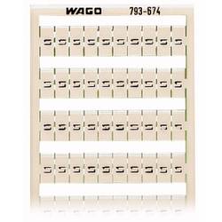 WAGO 793-674 popisné karty bílá 5 ks
