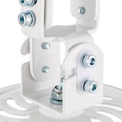 LogiLink BP0057 stropní držák projektoru stropní držák, nastavitelná výška, naklápěcí + nakláněcí vzd. země-strop (max.): 150 mm bílá