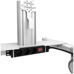 Neomounts FL50S-825WH1 TV kolečkový vozík 94,0 cm (37) - 190,5 cm (75) podlahový stojan, naklápěcí, nastavitelná výška