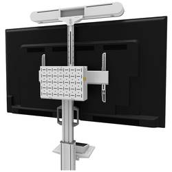 Neomounts FL50S-825WH1 TV kolečkový vozík 94,0 cm (37) - 190,5 cm (75) podlahový stojan, naklápěcí, nastavitelná výška