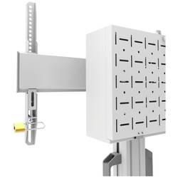 Neomounts FL50S-825WH1 TV kolečkový vozík 94,0 cm (37) - 190,5 cm (75) podlahový stojan, naklápěcí, nastavitelná výška