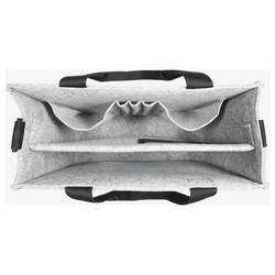 Sigel brašna na notebooky Desk Sharing Bag Classic M Syntetická plst světle šedá (š x v x h) 36 x 28 x 15 cm Max. velikost: 39,1 cm (15,4)