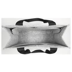 Sigel brašna na notebooky Desk Sharing Bag Basic M Syntetická plst světle šedá (š x v x h) 36 x 28 x 15 cm Max. velikost: 39,1 cm (15,4)