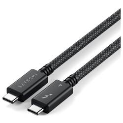 Satechi Thunderbolt™ kabel Thunderbolt™ 4 USB-C® 1.00 m černá, stříbrná ST-YTB100K