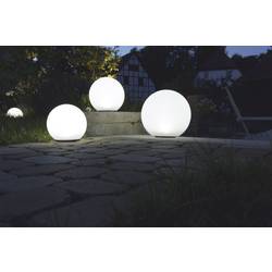 Heitronic 35421 Boule solární dekorativní osvětlení koule LED pevně vestavěné LED 0.2 W bílá