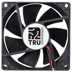 TRU COMPONENTS TC-MX8025-12V0.1A axiální ventilátor, 12 V/DC, 67.8 m³/h, (d x š x v) 80 x 80 x 25 mm, TC-13401732