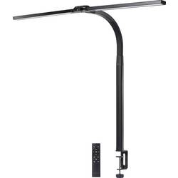 Sygonix SY-6735644 LED lampička na psací stůl s uchycením LED LED 24 W Energetická třída (EEK2021): F (A - G) černá