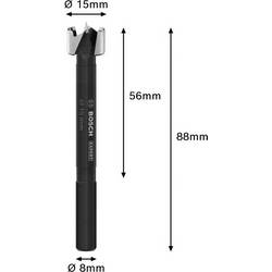 Bosch Accessories 2608901824 Foersterův vrták, čelní fréza 15 mm Celková délka 88 mm 1 ks