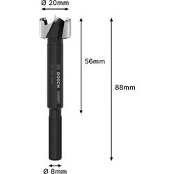 Bosch Accessories 2608901827 Foersterův vrták, čelní fréza 20 mm Celková délka 88 mm 1 ks