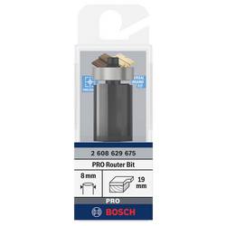 Bosch Accessories 2608629675 zarovnávací fréza, tvrdokov, Délka 68 mm, Vnější Ø 19 mm, Pracovní délka 25.400 mm, Ø hřídele 8 mm