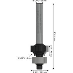Bosch Accessories 2608629690 zaoblovací fréza