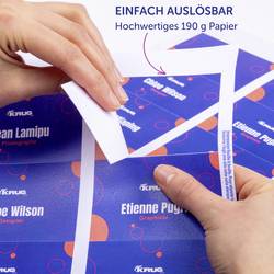 Avery-Zweckform L4728-20 zásuvný štítek se jménem 90 mm x 60 mm bílá