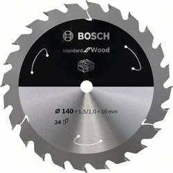 Bosch Accessories 2608837669 2608837669 tvrdokovový pilový kotouč 140 x 10 mm Počet zubů (na palec): 24 1 ks