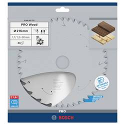 Bosch Accessories 2608837721 2608837721 tvrdokovový pilový kotouč 216 x 30 mm Počet zubů (na palec): 24 1 ks