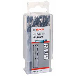 Bosch Accessories 2608577224 2608577224 HSS kovový spirálový vrták 5.6 mm Celková délka 93 mm legováno DIN 338 válcová stopka 10 ks