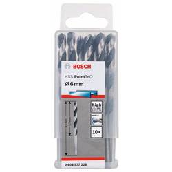 Bosch Accessories 2608577228 2608577228 HSS kovový spirálový vrták 6 mm Celková délka 93 mm leštěný DIN 338 válcová stopka 10 ks